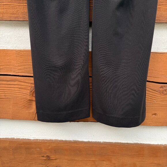 CHICO’S Black Pants. Knit, Wide Leg, Pull-on, Stretch Sz 0 US S/4. EUC - Picture 7 of 13